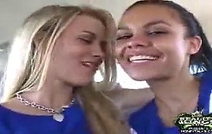 These 2 hot cheerleaders are swindled into sex in these ...