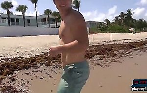 Amateur teen picked up on the beach and fucked in a van