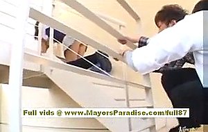 Miyu hoshino chinese girl in school uniform rubs her wet pussy