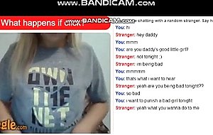 Omegle blonde masterbates 