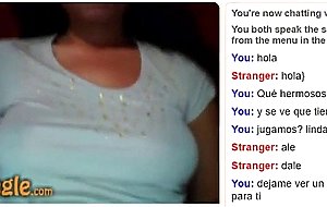 Omegle 18yo latin girl perfect tits 