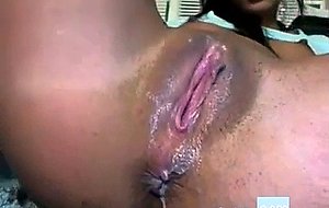 Fingering wet creamy pussy 