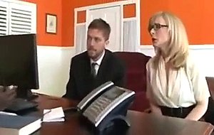 Therapist Watches Milf Nina Hartley Fuck Huge Cock