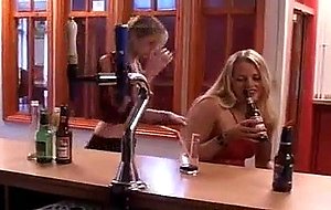 British Bar Maid Gets Licked N Nailed