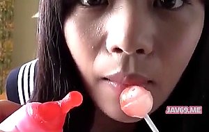 Adorable japanese girl fucking