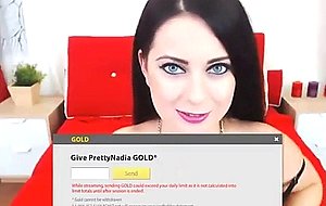 Pretty cam girl nadia teases 