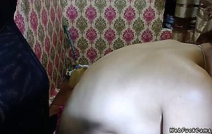 Busty asian shemale wanking on cam