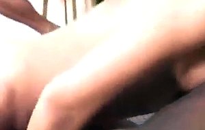 Wife takes black anal