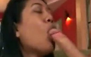 Asian throat destroyed facial