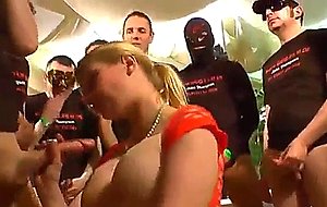 Cum slut bukkake drenching