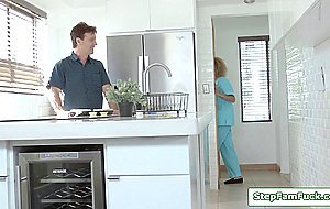 Stepbro doggystyle fucking petite small tits latin stepsis