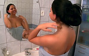 Shione cooper, big tits fuck in bathroom