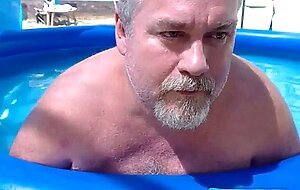 Naked Pool Dad