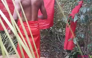 Lie lie native doctor pulls off married woman wrapper to knack her white pussy in his shrine