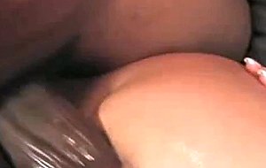 Black anal sex for a honey blonde mom